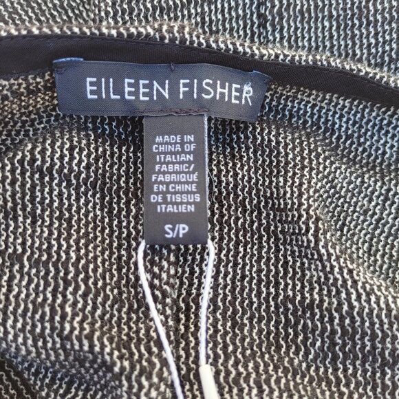 Eileen Fisher Jewel Neck 100% Silk Slip Dress Mesh Cotton Size Small BNWT - Picture 2 of 13